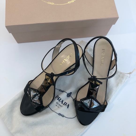 Prada heels with jewels - Picture 1 of 2